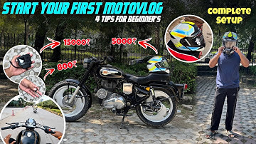 How To Start Motovlogging - Complete Beginner’s Guide 