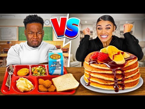 HOME VS SCHOOL FOOD CHALLENGE