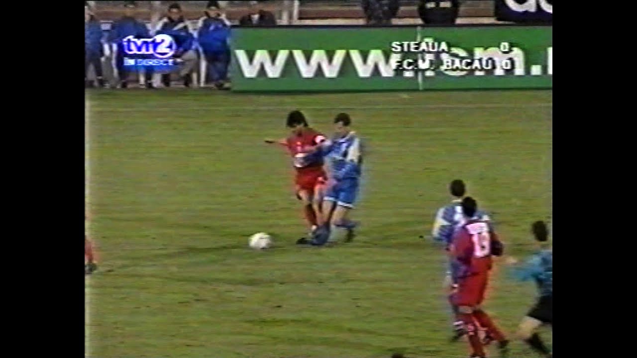Steaua-Bacau 2-1 (1999). Goluri Belodedici, Rosu / Petcu. Lacatus l-a rupt pe Ardeleanu