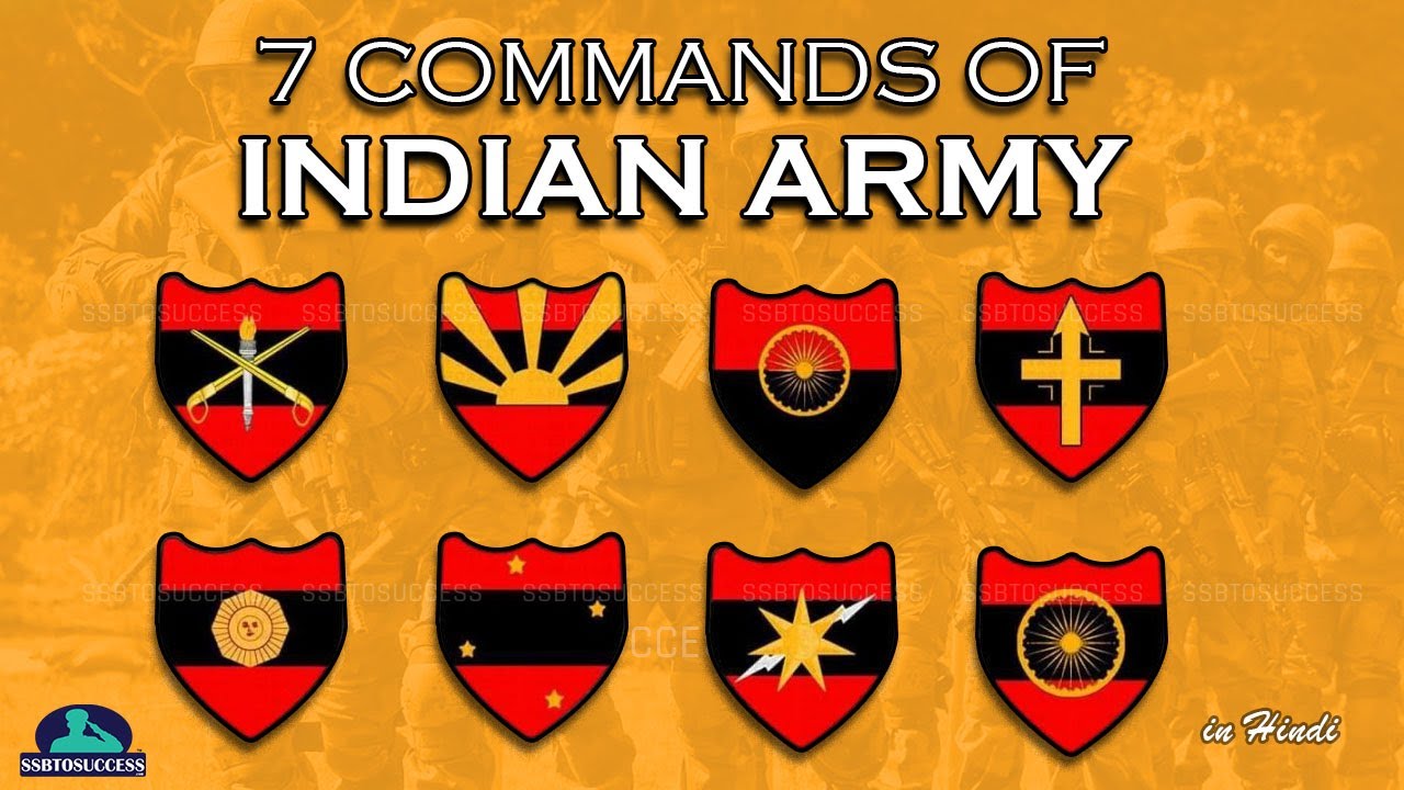 7 Commands Of Indian Army Indian Army Commands And Their Headquarters