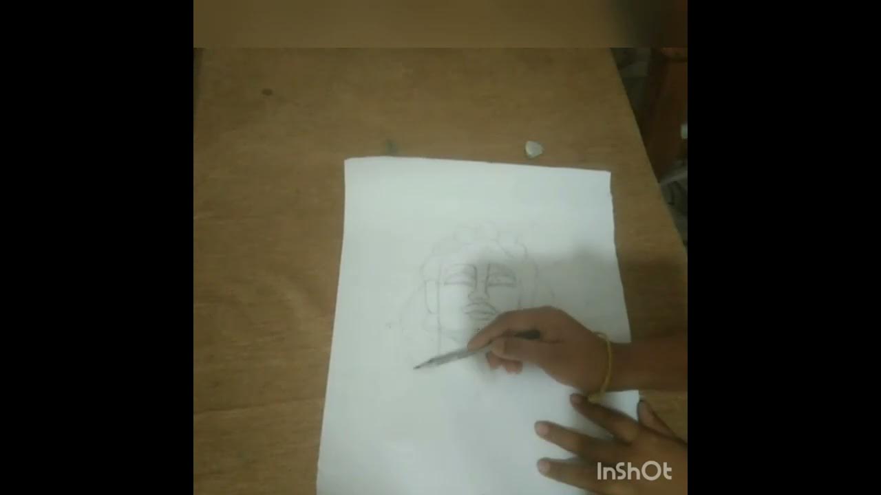 adiyogi drawing step by step - YouTube