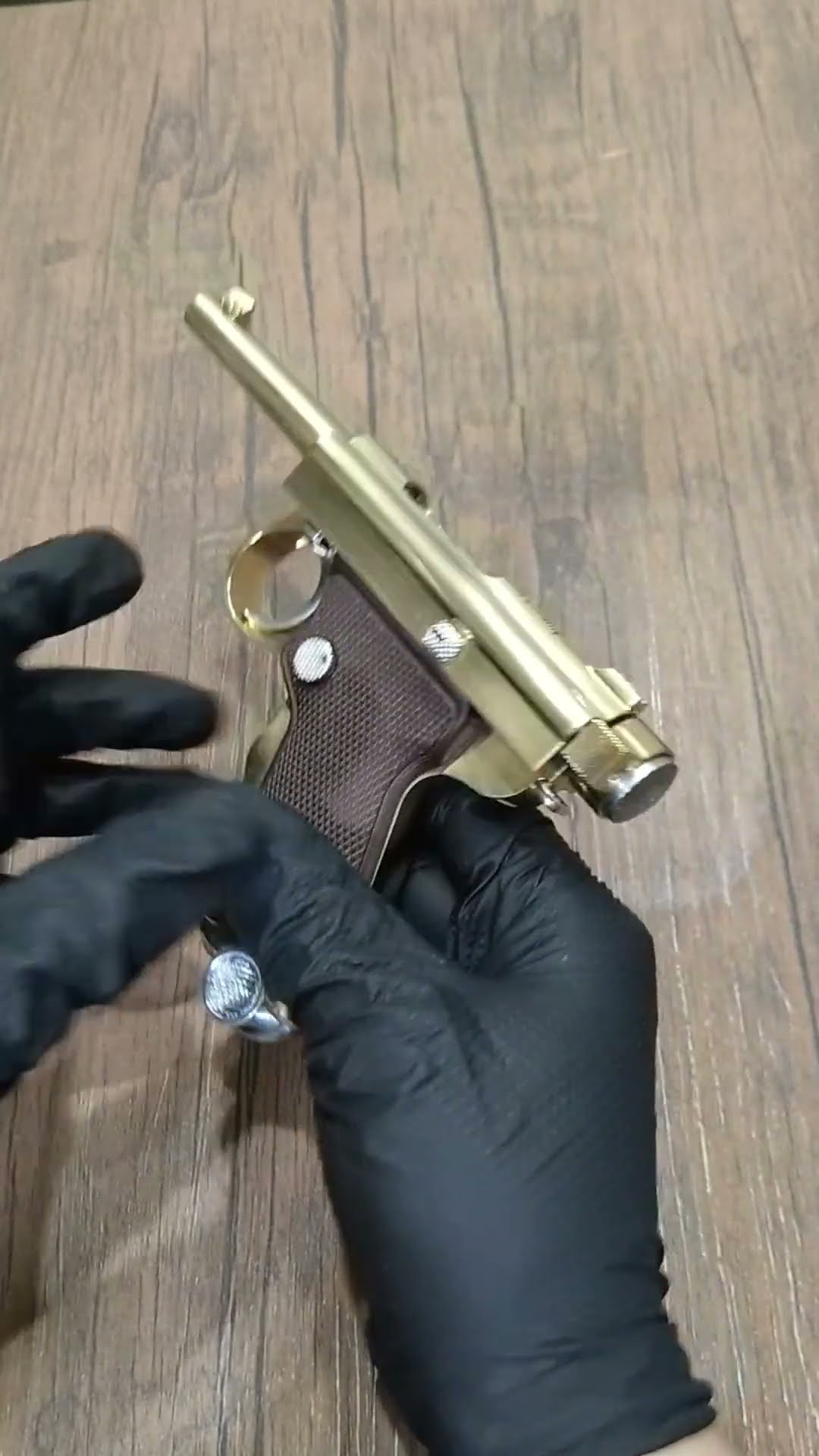 Model gun(Cap gun) ASMR】ACG 南部式小型自動拳銃 BABY NAMBU