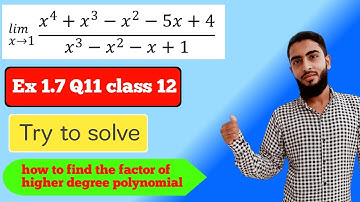 Math Class 12 Chapter 1 Function & Limits Exercise 1.7 Q11 Sindh Board