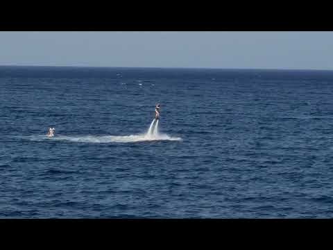 Flyboarding στον Παραλιακό Αγ. Νικολάου