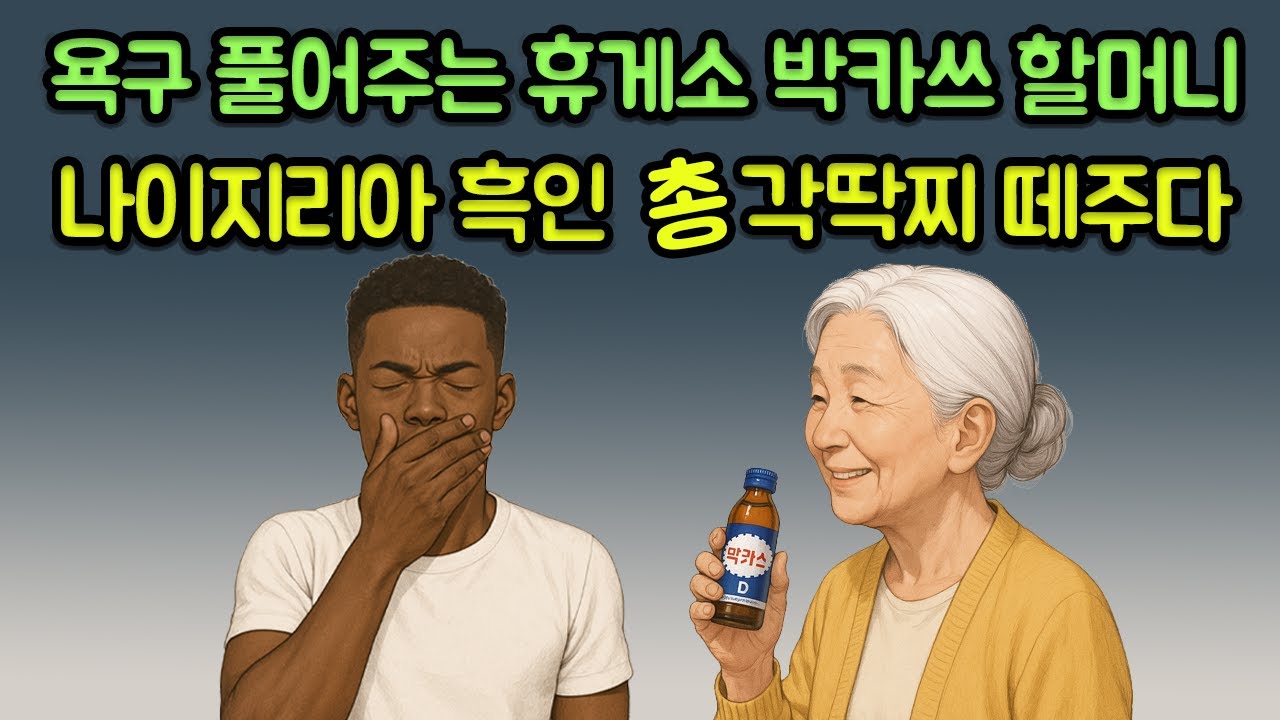 Outline Video 순결한 흑인총각과 하룻밤을 보내고 인생뒤바뀐 박카쓰 할머니 |막장|사연|썰|야담