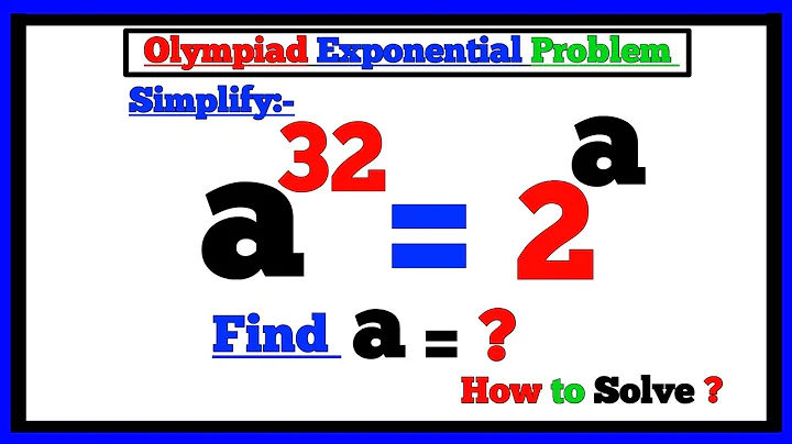 Ace Any Math Olympiad with This Challenging Exponential Problem Solution | Explained Step-by-Step