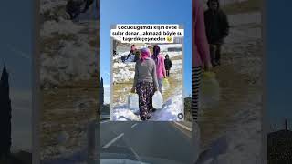 Çocuklarınıza Kışın Evde Sular Donar Akmadı. Üzün Işmanço