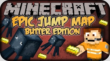Minecraft: Epic Jump Map Butter Edition! Part 1 - RAGE!!!!! - (download link)