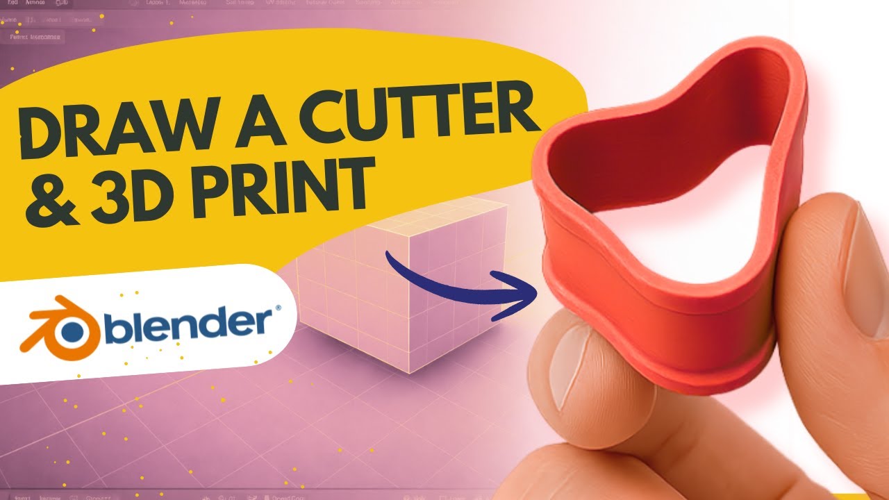 Make This Cookie & Clay Cutter in Blender | Beginner Tutorial - YouTube