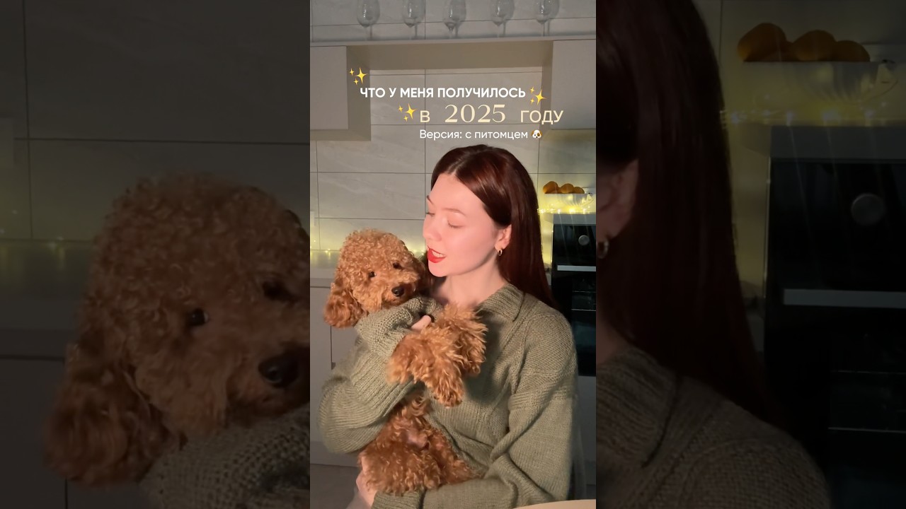 Мои небольшие итоги года, как новоиспеченной собачницы 🐶🤍 #итогигода #щеноквдоме #тойпудель