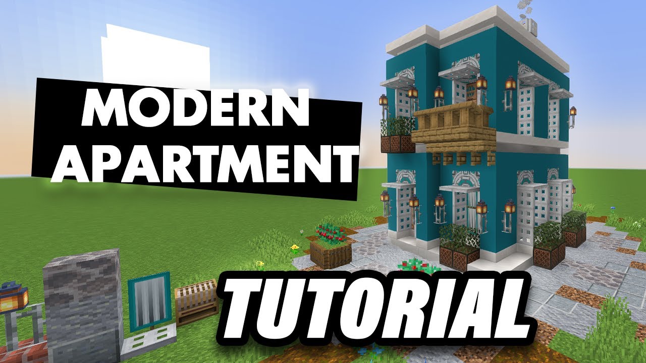 How To Make A Modern Apartment In Minecraft - YouTube