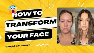 How to transform your face using only makeup and a secret item 🤫 screenshot 4