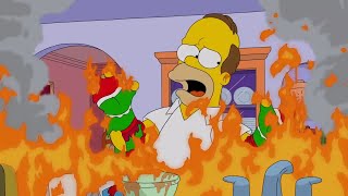 Мультшоу Симпсоны лучшие моменты Гомер устроил пожар
