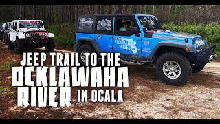 Jeep Trail to the Ocklawaha river in Ocala