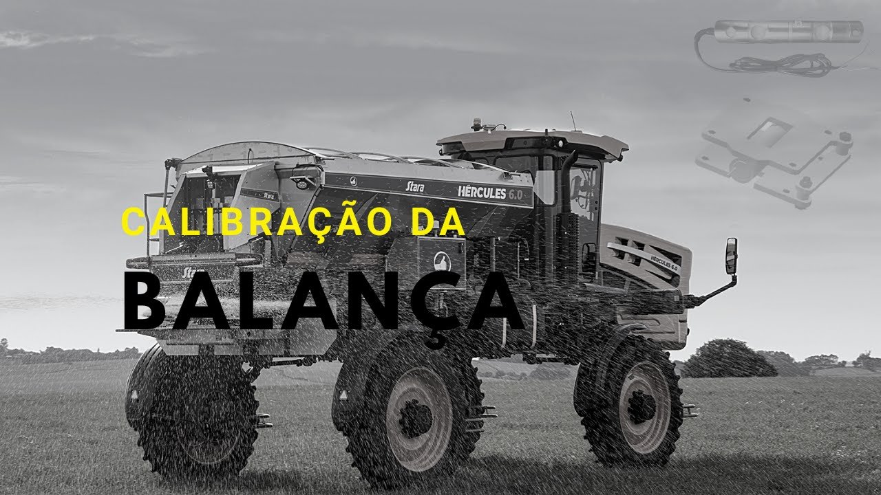 Calibração da balança Hércules 6.0  Stara