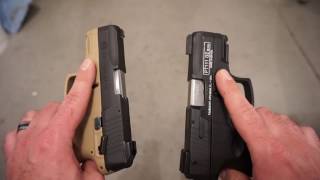 Taurus PT111  G2 aftermarket sights: Trijicon and Truglo TFX tritium!
