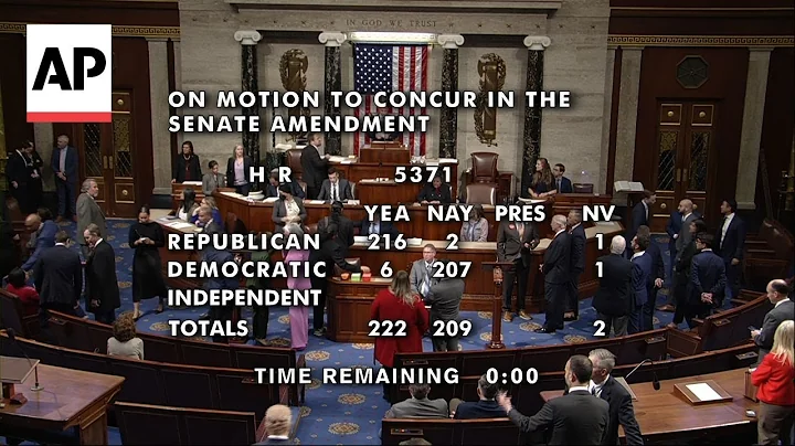 House passes bill to end the longest US government shutdown