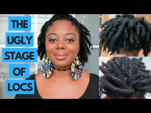 The Ugly Stage Of Locs Tips For The Beginning Stages Youtube