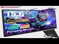 Bimawen 15.6inch Portable Monitor 1080P FHD IPS with Stand 180° Adjustable Travel Monitor