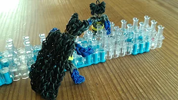 Superhero Cape Tutorial #2 for Rainbow Loom Action Figure