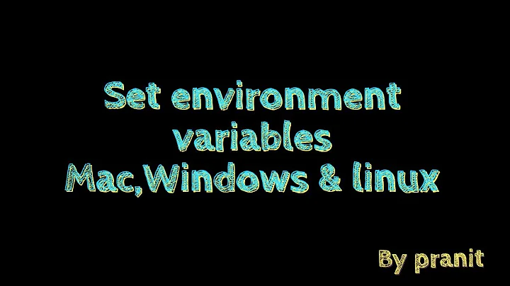 How to set environment variable permanently in MacOs / Linux / Windows | Set environment variables.