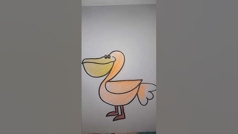 How to draw easy flamingo with  "2" number #trending #drawing #reel #art #viralvideo