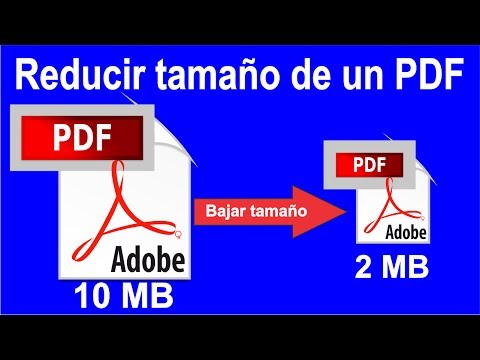 Cómo reducir TAMAÑO de un archivo PDF  2019 (Cómo Comprimir un archivo PDF) totalmente gratis.
