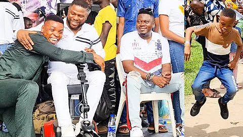 Ayefele, Muyiwa Ademola Laughing As Woli Agba Show Off His Funny Dance Moves As Children Goes Wild