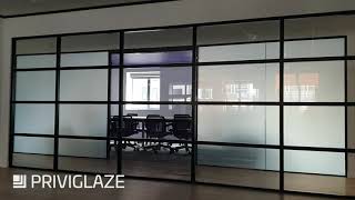 Priviglaze Smart Glass in a Conference room