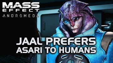 Mass Effect Andromeda - Jaal Prefers Asari to Humans + Elcor Hamlet Reference