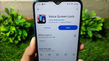 Voice screen lock app kaise use kare !! How to use voice screen lock app 