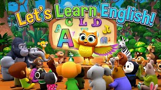 Fun ABC Phonics Song for kids Let's Learn English A | Cartoon Class ABC 