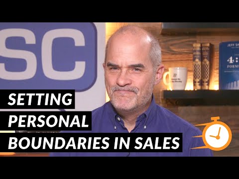 Setting Personal Boundaries in Sales | 5 Minutes Sales Training