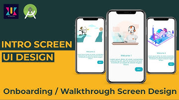 Intro Screen | Walkthrough | Onboarding Screen Design in Android Studio | UiUX Tutorial
