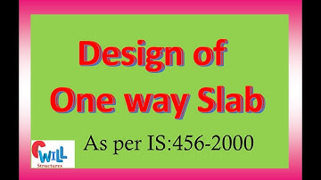 Design of One way slab| civil Engineering