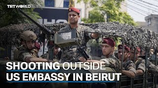 Gunman fires shots at US embassy in Lebanon