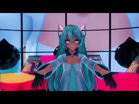 【MMD】YOASOBI「アイドル」(YYB式改変ミク・ミニスカート)  4K