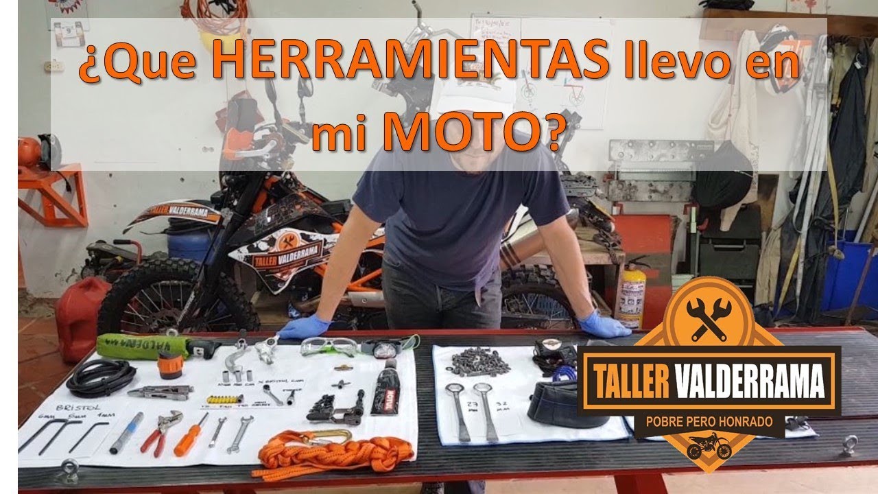 ¿Que herramientas llevar para los viajes en moto?