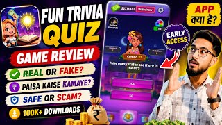 Fun Trivia Quiz App Review || Is Fun Trivia Quiz App Real or Fake? || Fun Trivia Quiz App Full De... screenshot 5