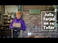 Julia Farjat en su Taller