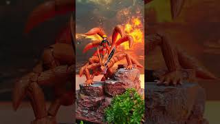 Tips Toys Photography - Foto Mainan "Kurama & Naruto" Lighting jika menggunakan kertas background