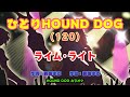 ひとりHOUND DOG(120)【ライム・ライト】