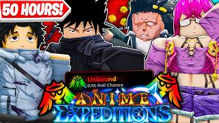I Spent 50+ HOURS Becoming OVERPOWERED in Anime Expeditions!