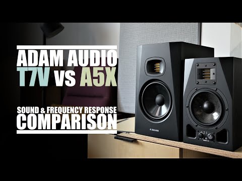 DSAUDIO.review ||  Adam Audio T7V vs Adam Audio A5X  || sound.DEMO