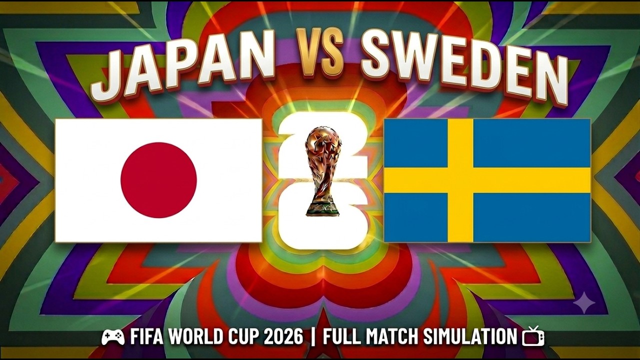 JAPAN vs SWEDEN | FIFA World Cup 2026 Simulation | EA FC 26 Full
