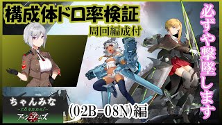 【アッシュアームズ】02B-08N検証！周回編成！La-5F/スピットファイア掘り！