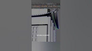 Japanese house roof 3d modeling #autodeskmaya #mayamodeling #gamedesign