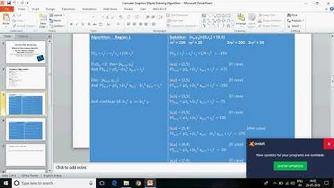 ellipse drawing algorithm