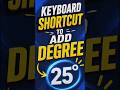 Keyboard Shortcut to degree in MS Word | एमएस वर्ड में डिग्री कैसे लगाए