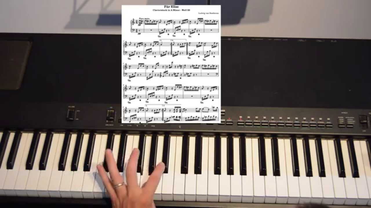 Fur Elise Piano Tutorial Part 2 Youtube